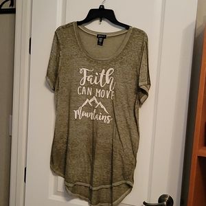 Faith Can Move Mountains T Shirt